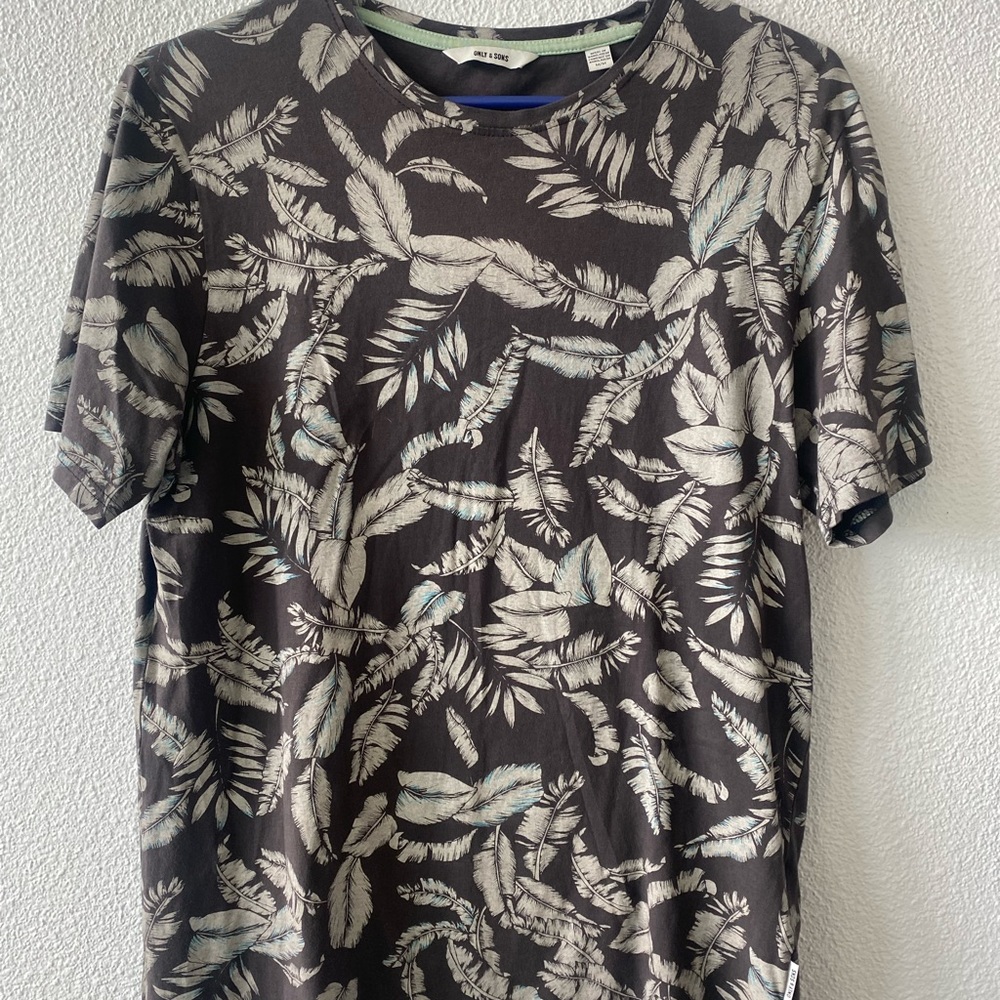 Only & Sons Mens Floral Tee